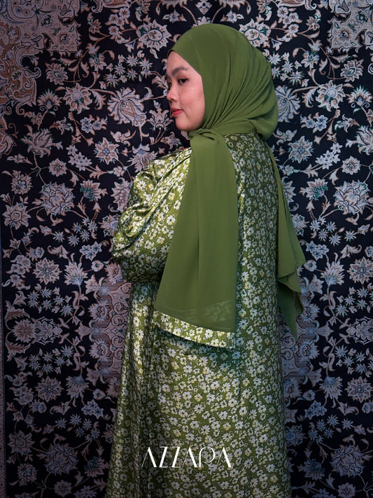 (N008) Luna Petals - Green