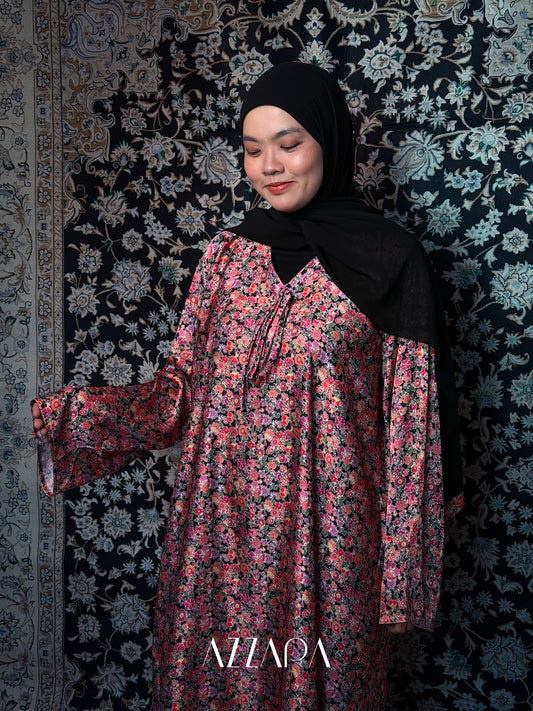 (N011) Luna Petals - Black