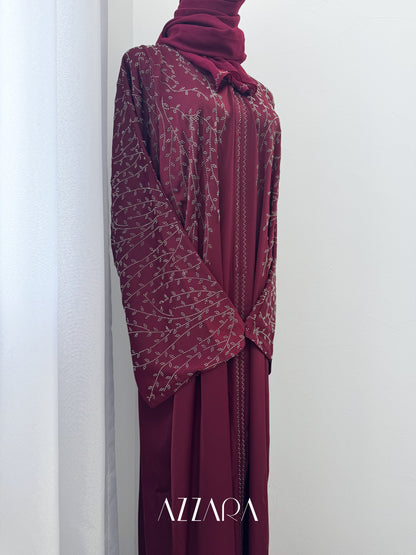 (G033) Crystal Veil in Burnt Maroon