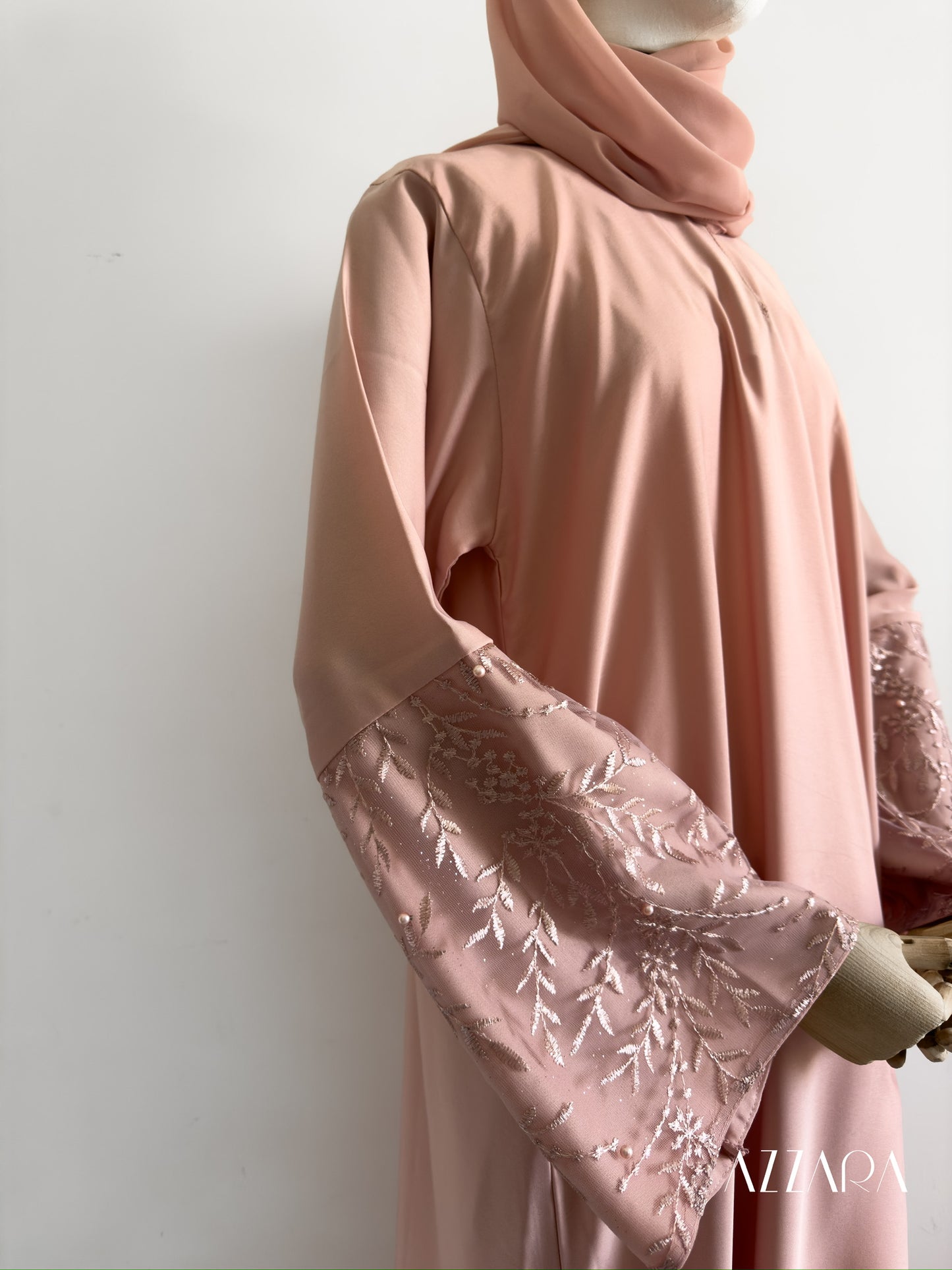 Florista - Rose Lace with Pearls (Single Abaya)