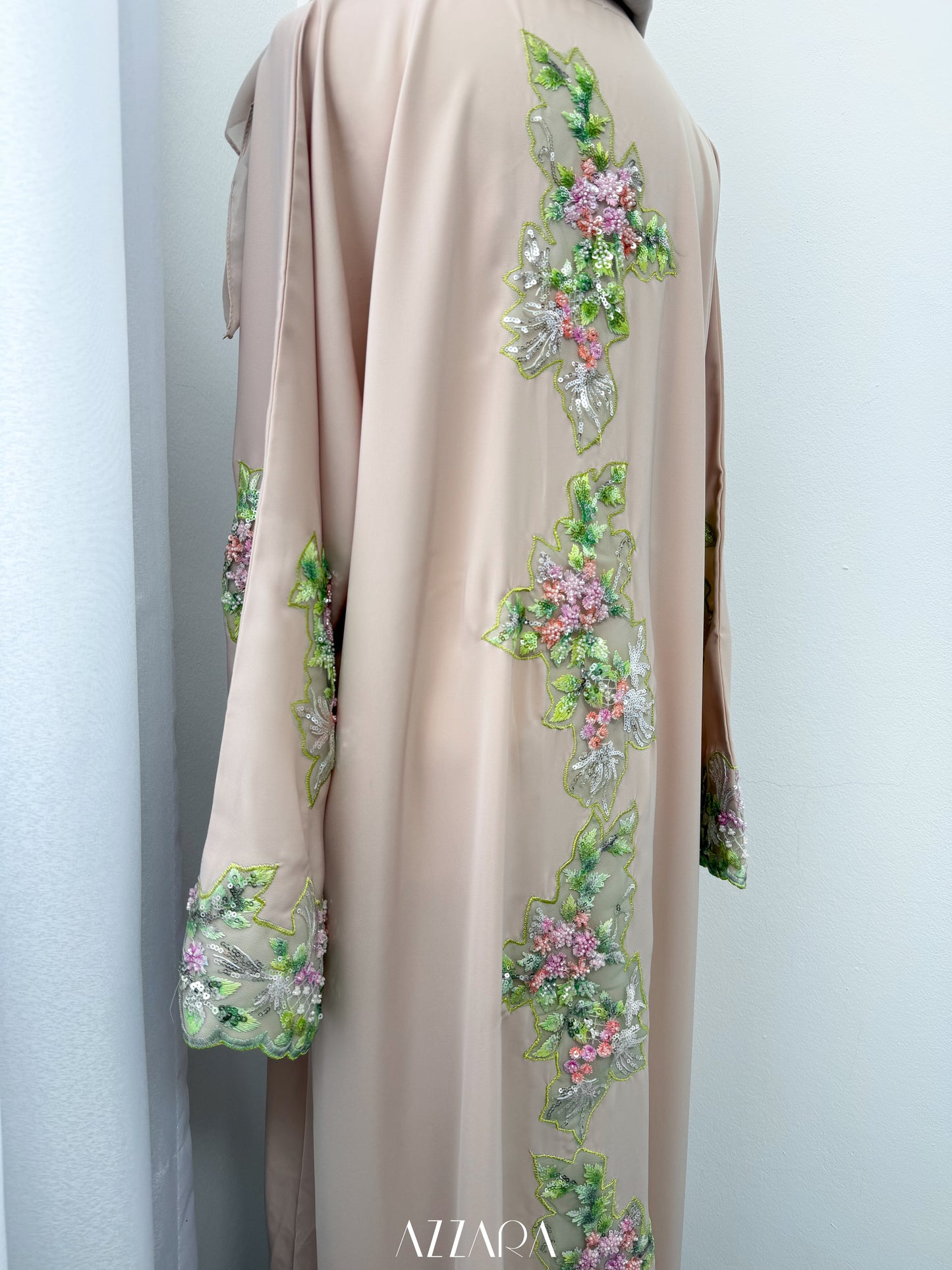 (D093) Sahara Abaya - Exclusive Beige Abaya