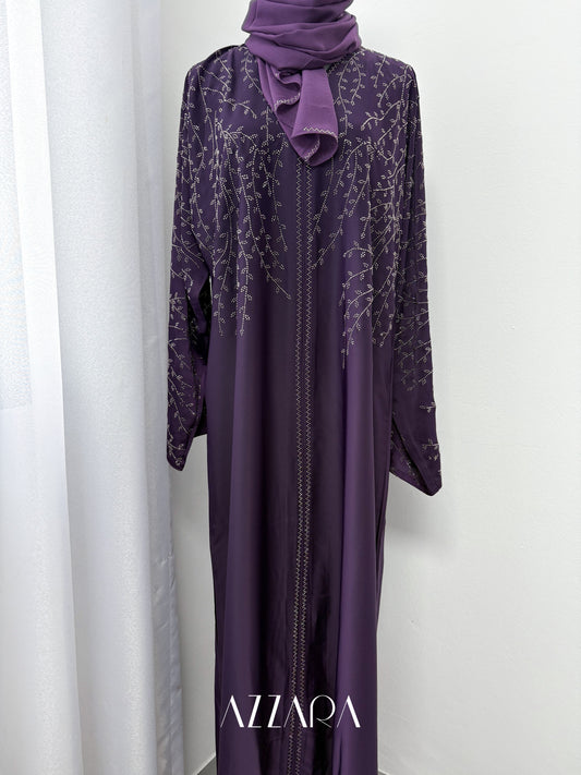 (G030) Crystal Veil in Eggplant Purple
