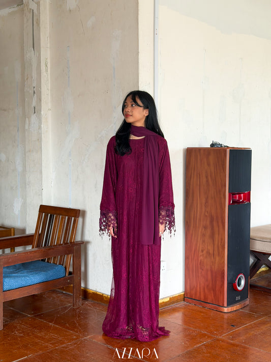 (N078) Raya Rossa - Arabian Night 2.0 in Burgundy