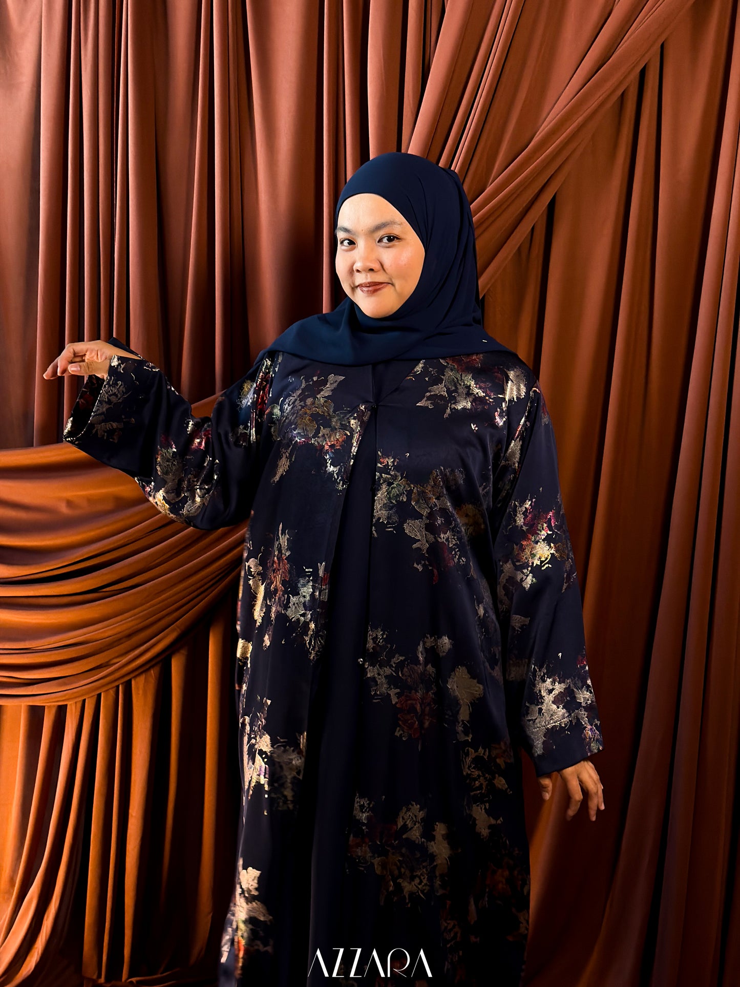 (N055) Raya Rossa - Safran Marine blue Moonbloom