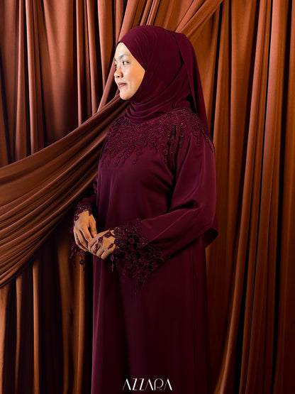 (N050) Raya Rossa - Arabian Nights in Burgundy