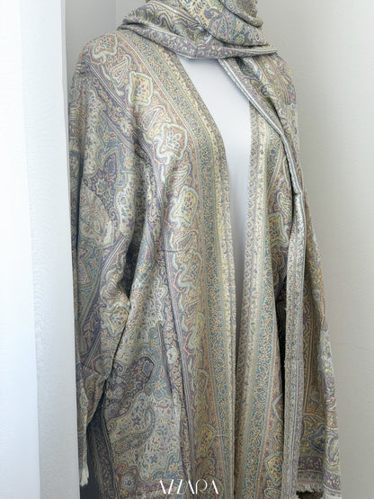 (P009) Pashmina Abaya - Pastel Paddle-pop
