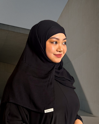 (S008) Azzara Modal Shawl - Black