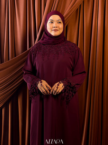 (N050) Raya Rossa - Arabian Nights in Burgundy