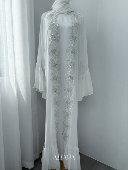 (N030) Calestara Summer - White and Ivory