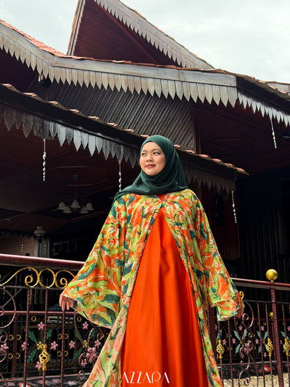 (N067) Raya Rossa - The Klasik Chiffon in Citrus