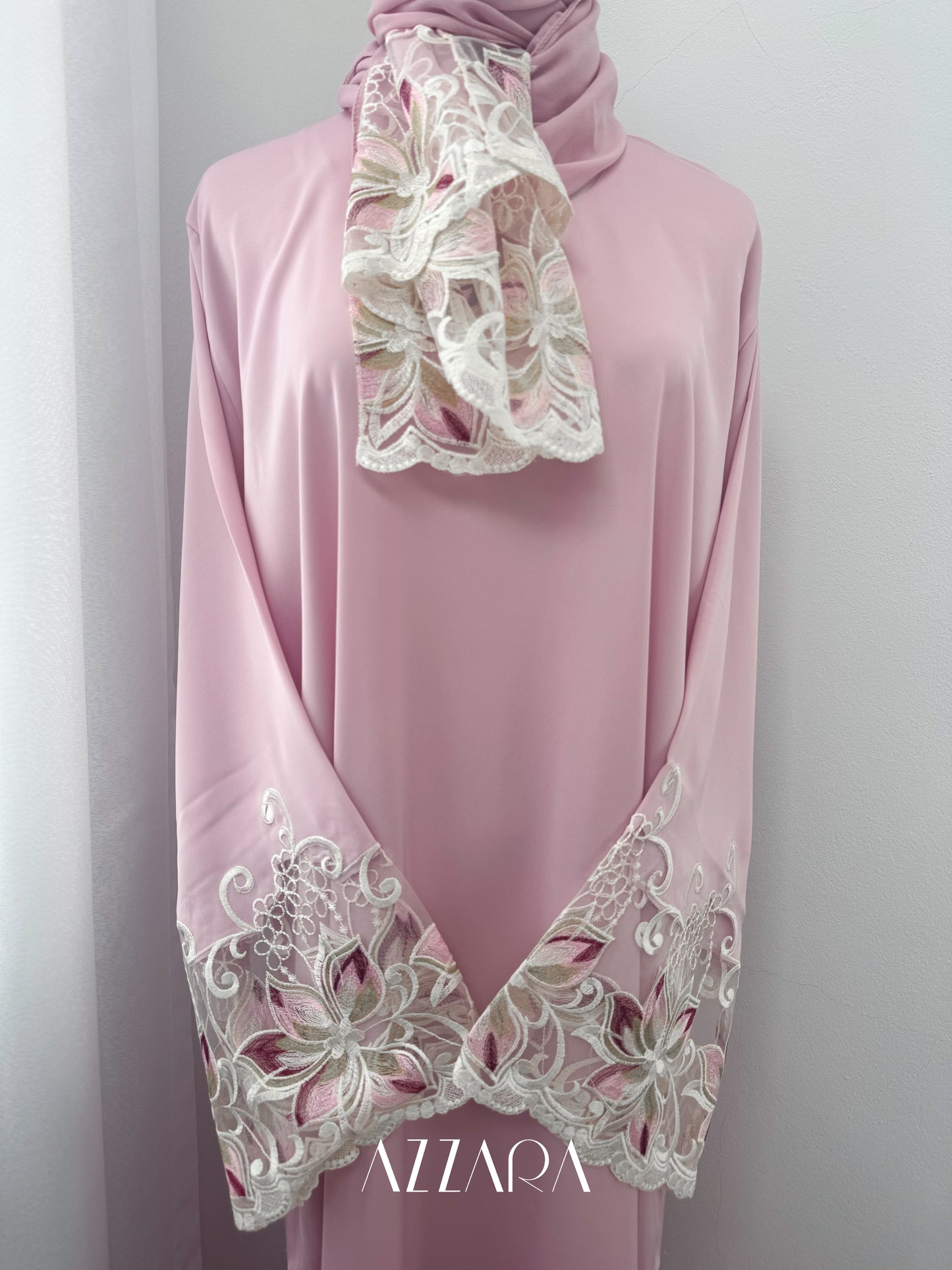 Sahara Abaya (D062) - Pink Lilac