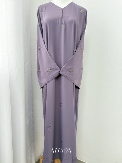 (B045) Crystal Radiance in Heather Purple