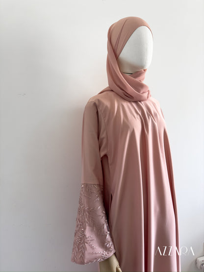 Florista - Rose Lace with Pearls (Single Abaya)