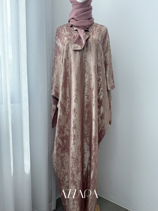Sahara Abaya (D055)- Rose Gold Batwing