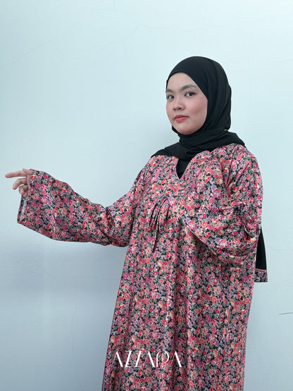 (N011) Luna Petals - Black