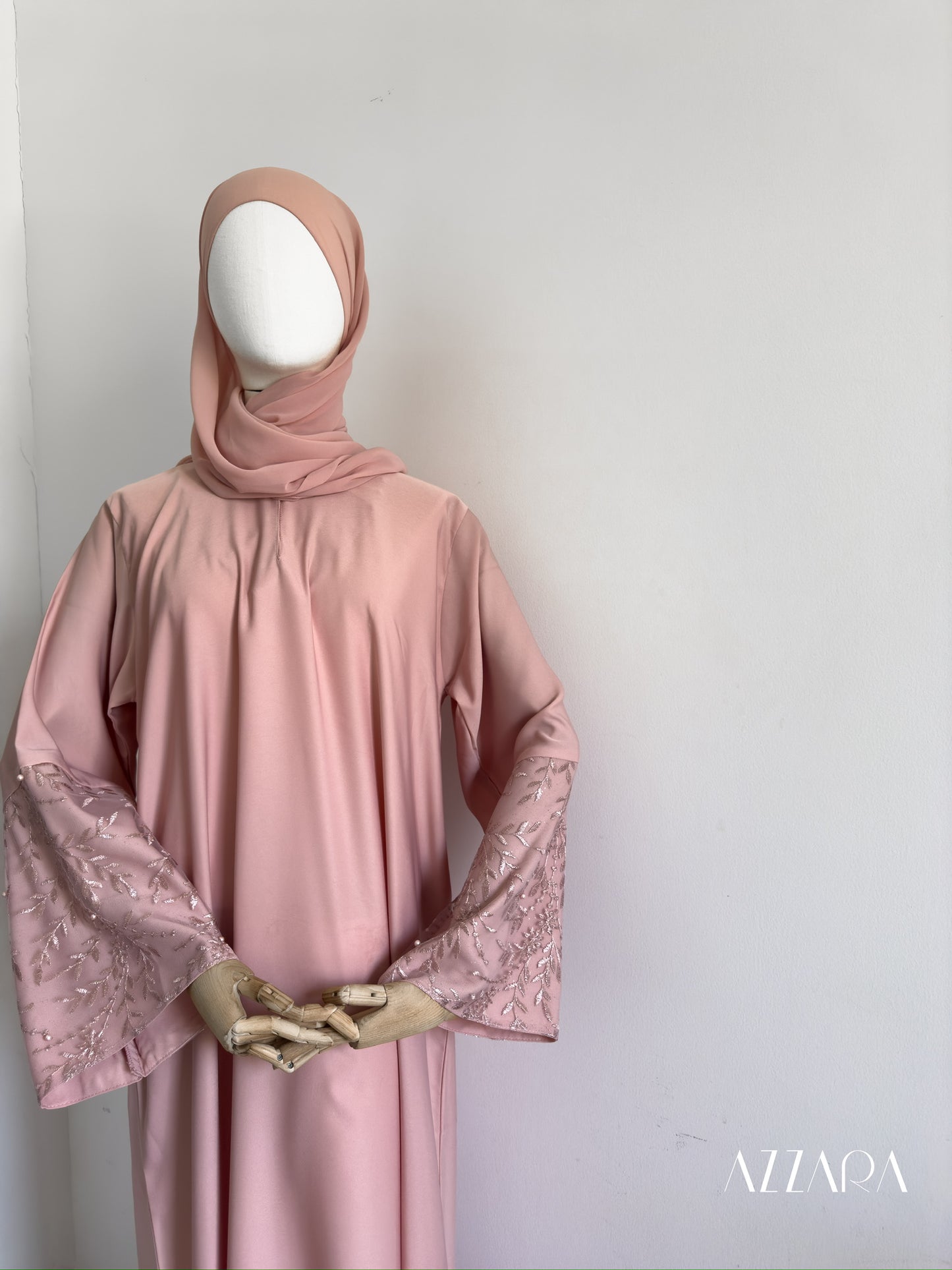 Florista - Rose Lace with Pearls (Single Abaya)