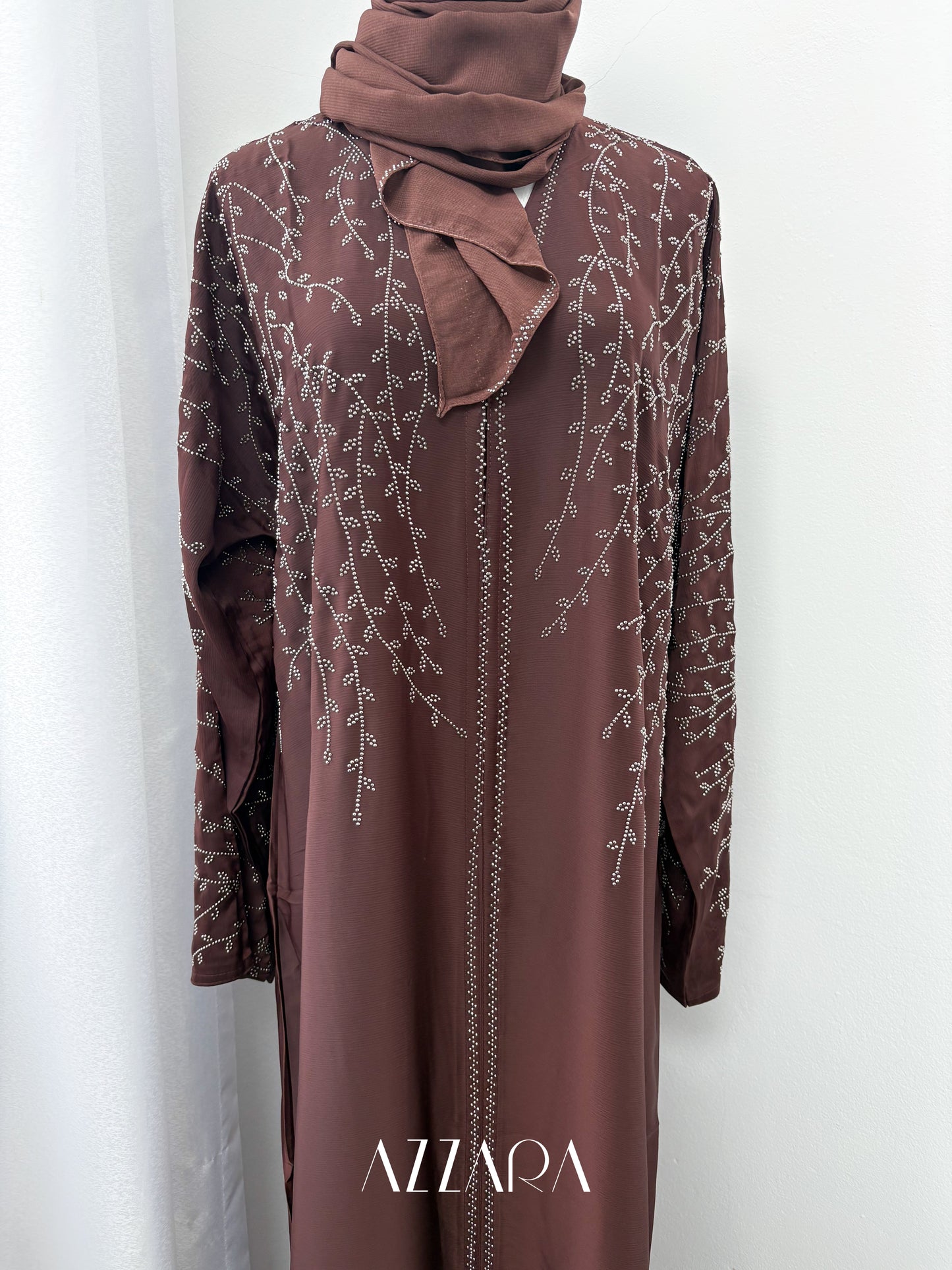 (G032) Crystal Veil in Rich Brown