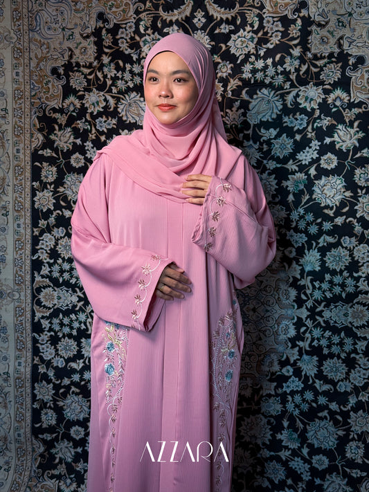 (N003) Luna Raudha - Rose Pink Embroidery