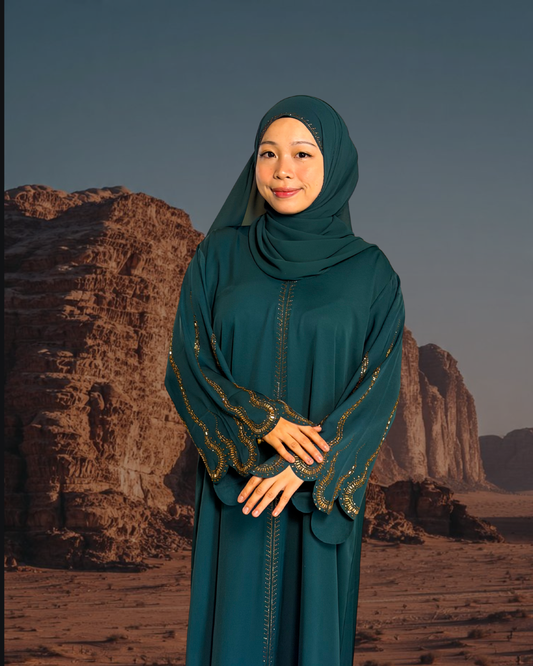 (L006) - Siwa Oasis in Emerald Green