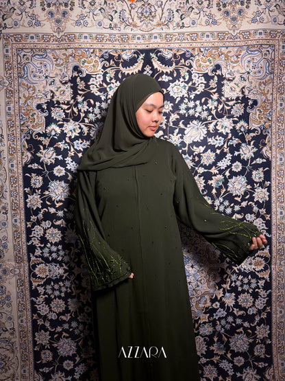 (N016) Zahraat Premium in Myrtle Green