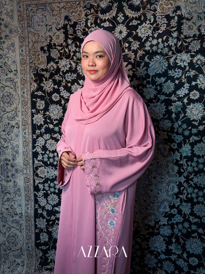 (N003) Luna Raudha - Rose Pink Embroidery