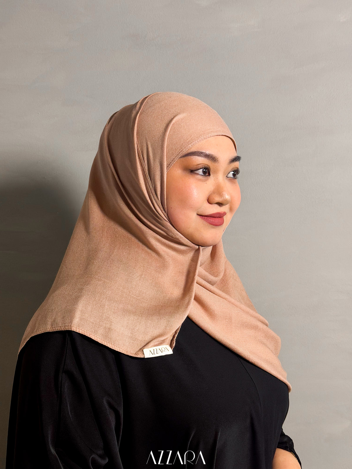 (S002) Azzara Modal Shawl - Rose Wood