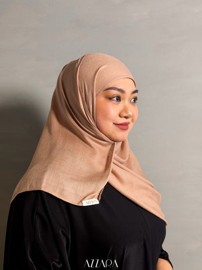 (S002) Azzara Modal Shawl - Rose Wood