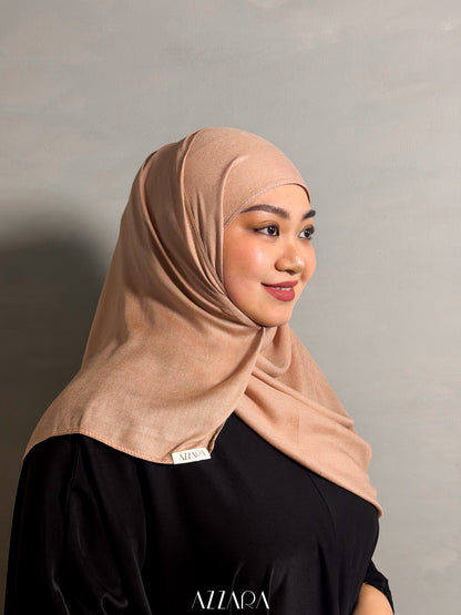 (S002) Azzara Modal Shawl - Rose Wood