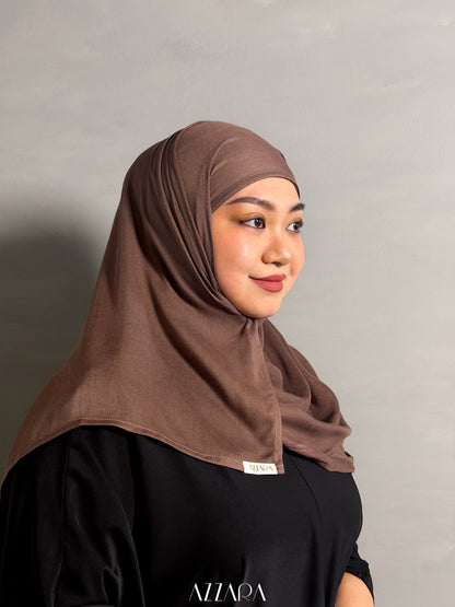 (S003) Azzara Modal Shawl - Brown