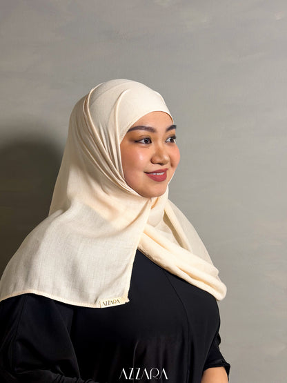 (S007) Azzara Modal Shawl - Light Peach