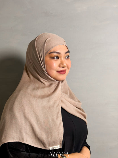 (S006) Azzara Modal Shawl - Taupe