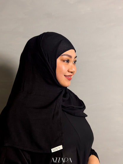 (S008) Azzara Modal Shawl - Black