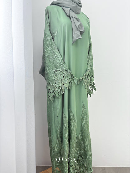 Zahra (F021) - Green Luxury Lace