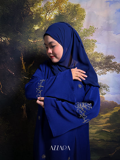 (N023) Zahraat - Azure (Navy Blue)