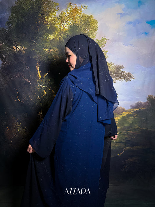 (N024) Layali Summer - Obsidian Dusk (Midnight Blue Gradient)