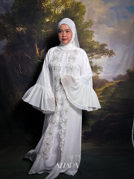 (N030) Calestara Summer - White and Ivory