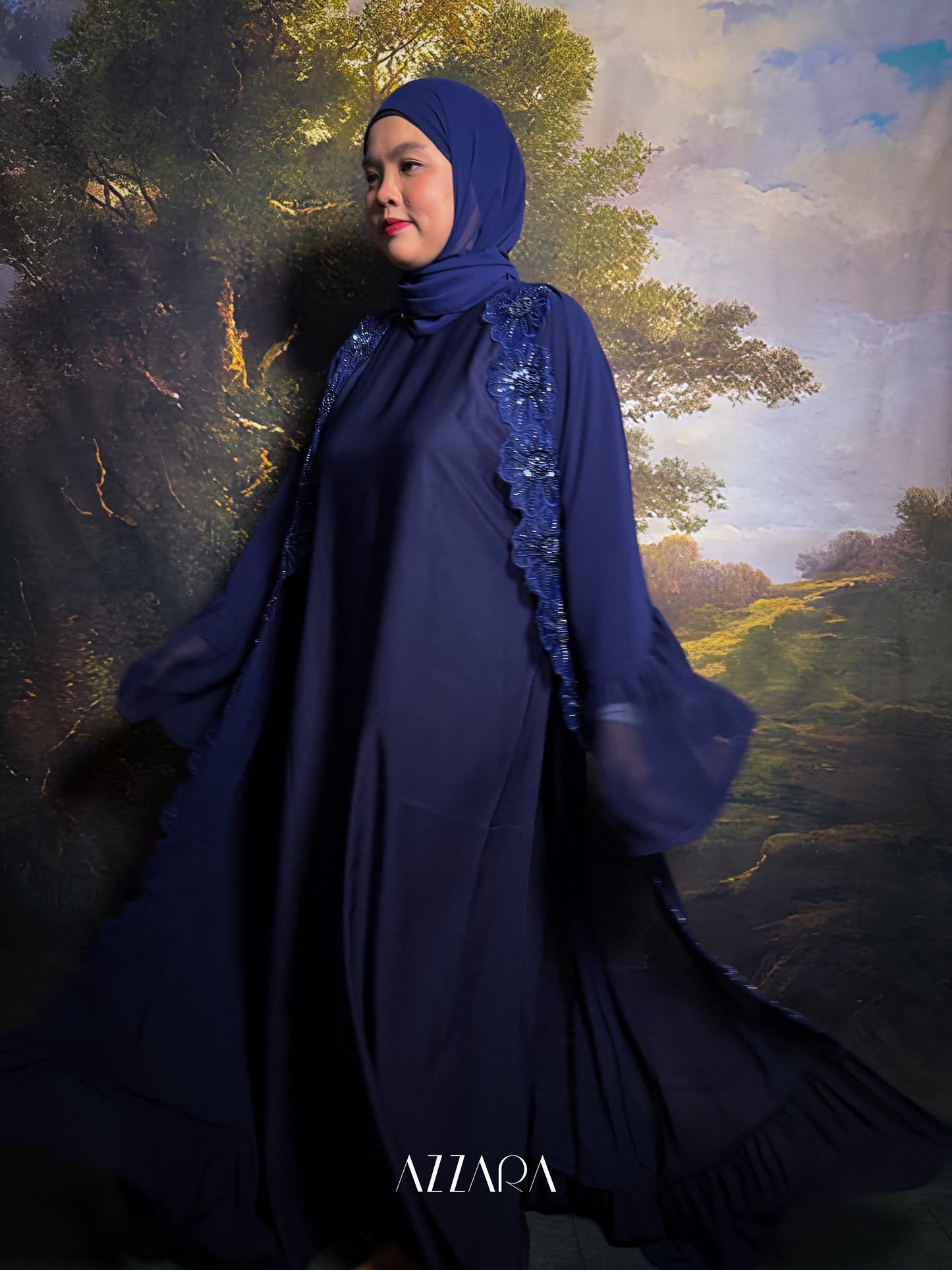 (N033) Calestara Summer - Dark Sapphire Blue