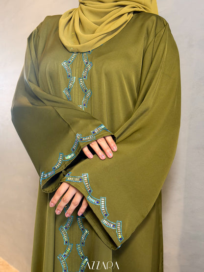 (L010) - Petra Stones in Olive