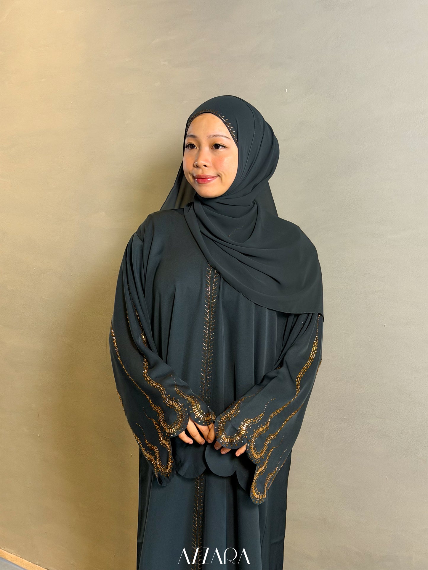(L007) - Siwa Oasis in Midnight Teal