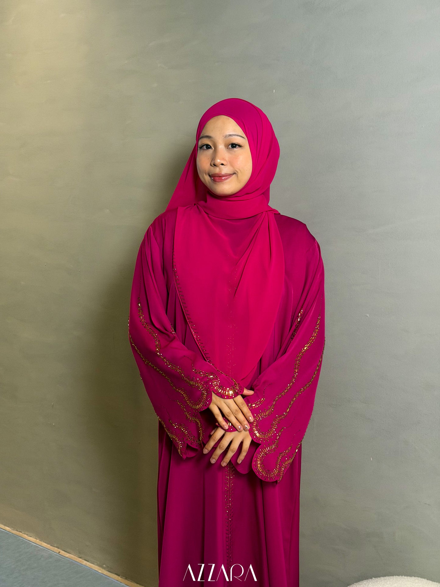 (L008) - Siwa Oasis in Fuchsia Pink