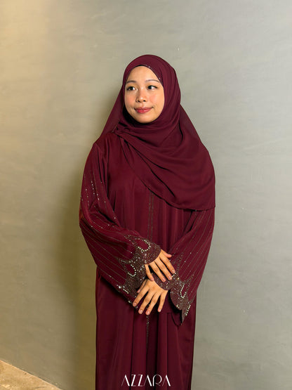 (L001) - Soraya in Dark Maroon