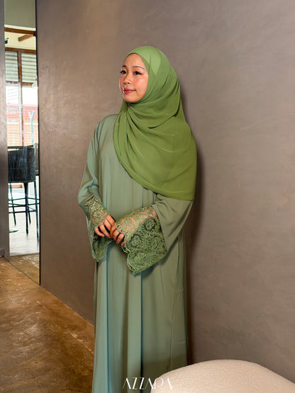 (L014) - Mardin Swarovski Lace in Jasmine