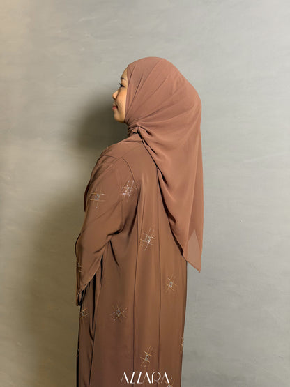 (L028) - Nara Diamond in Congo Brown (Swarovski)