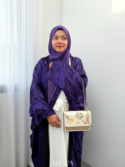 (N043) Ophelia Velvet in Mystic Purple