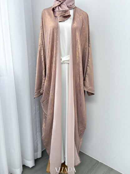 (N039) Ophelia Velvet in Pale Brown