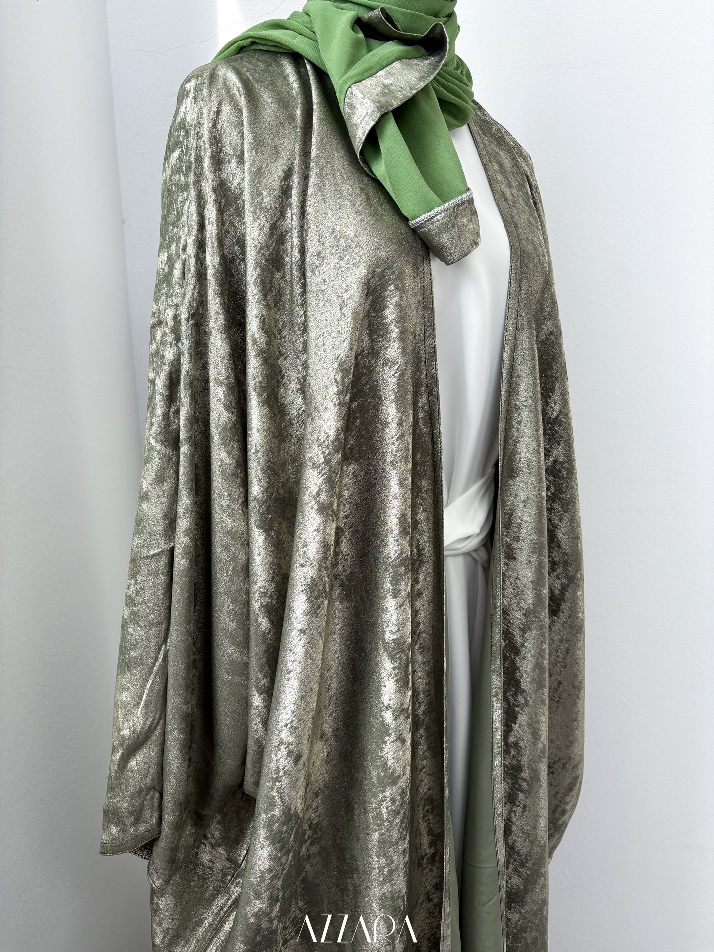 (N041) Ophelia Velvet in Emerald Green