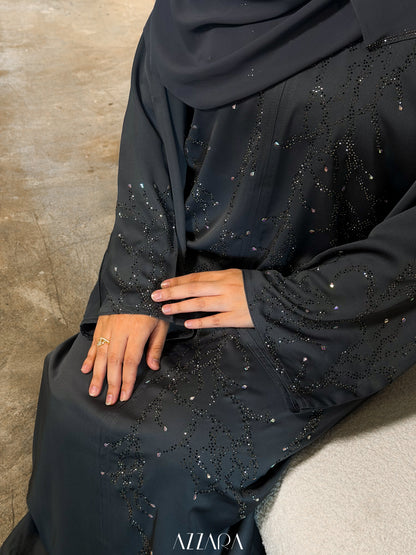 (L031) - Crystal Muses in Nevada Grey Rhinestones