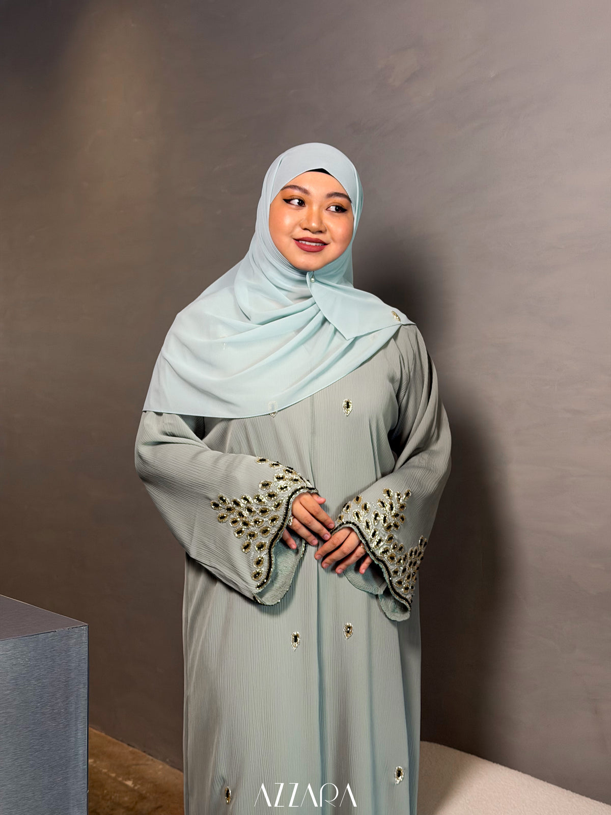 (L037) - Icon Muses in Premium Sage Green
