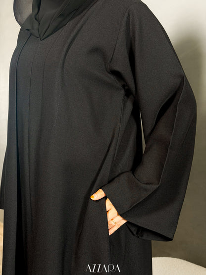 (L042) - Linen Muses in Black Color (Daily fit)