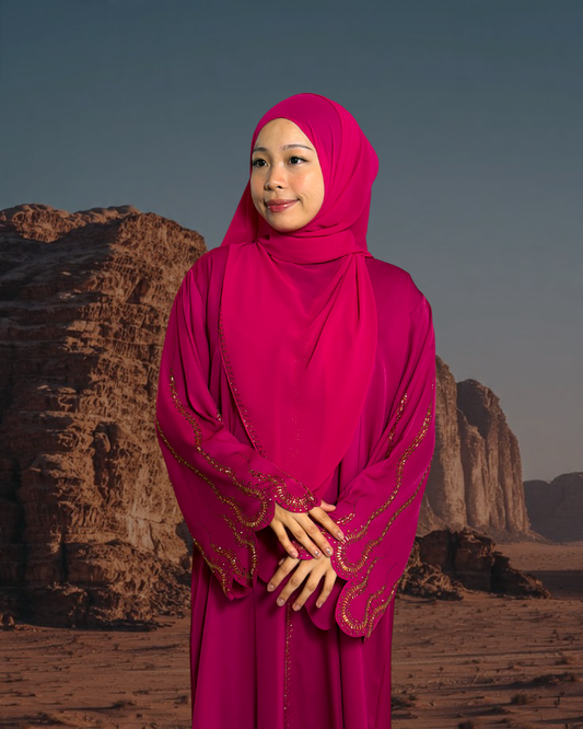 (L008) - Siwa Oasis in Fuchsia Pink